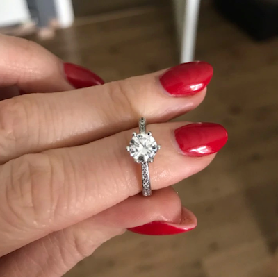 1 Carat Crown Jewel Ring