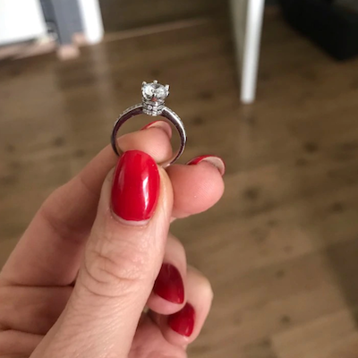 1 Carat Crown Jewel Ring