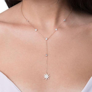 Starburst Drop necklace