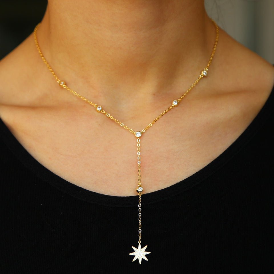 Starburst Drop necklace