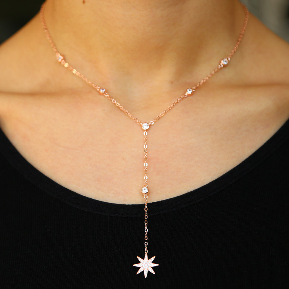 Starburst Drop necklace