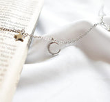 Moon & Star Pendant Short Necklace