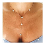 square necklace for lady