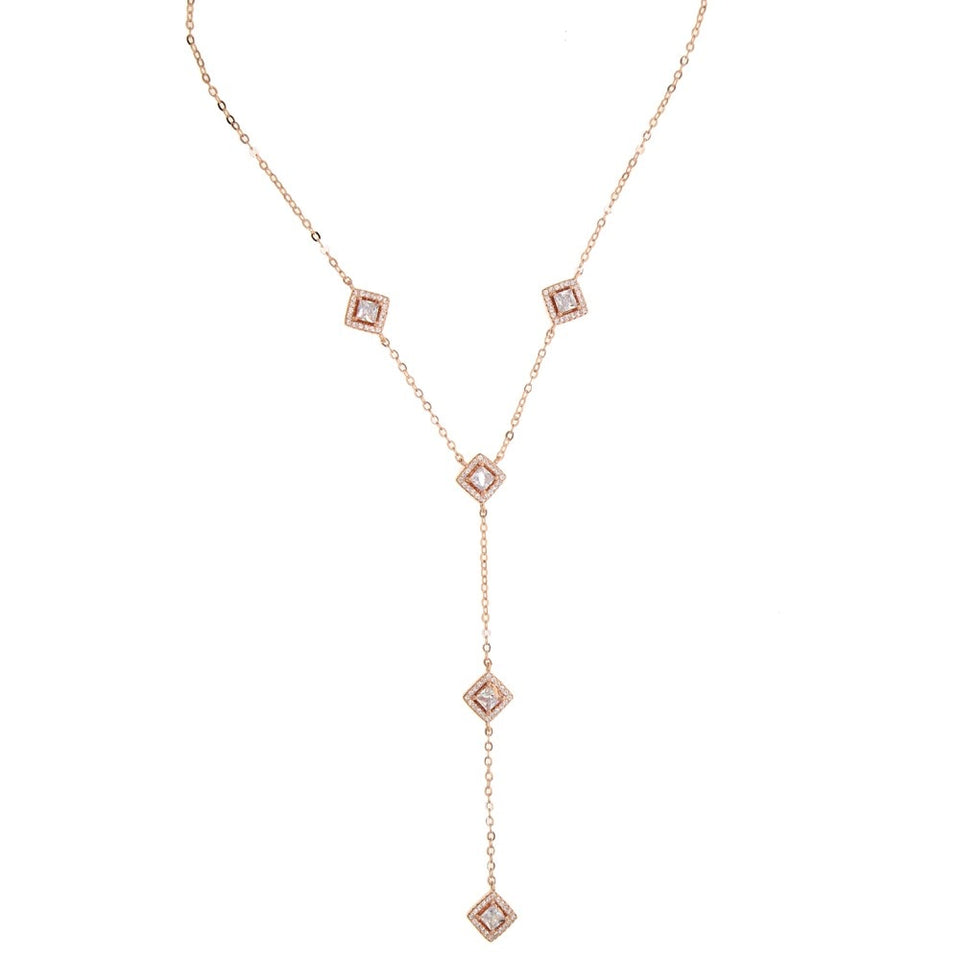 square necklace for lady