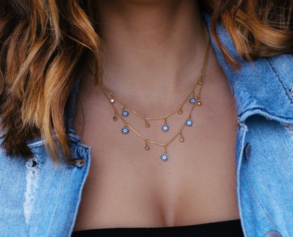 Rose Gold Circle necklace