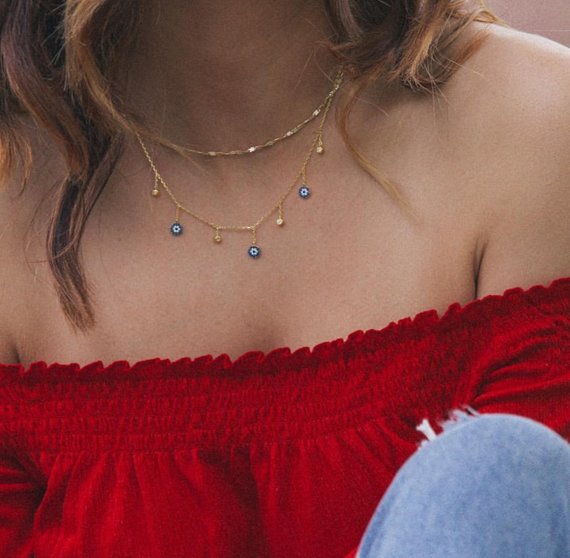 Rose Gold Circle necklace