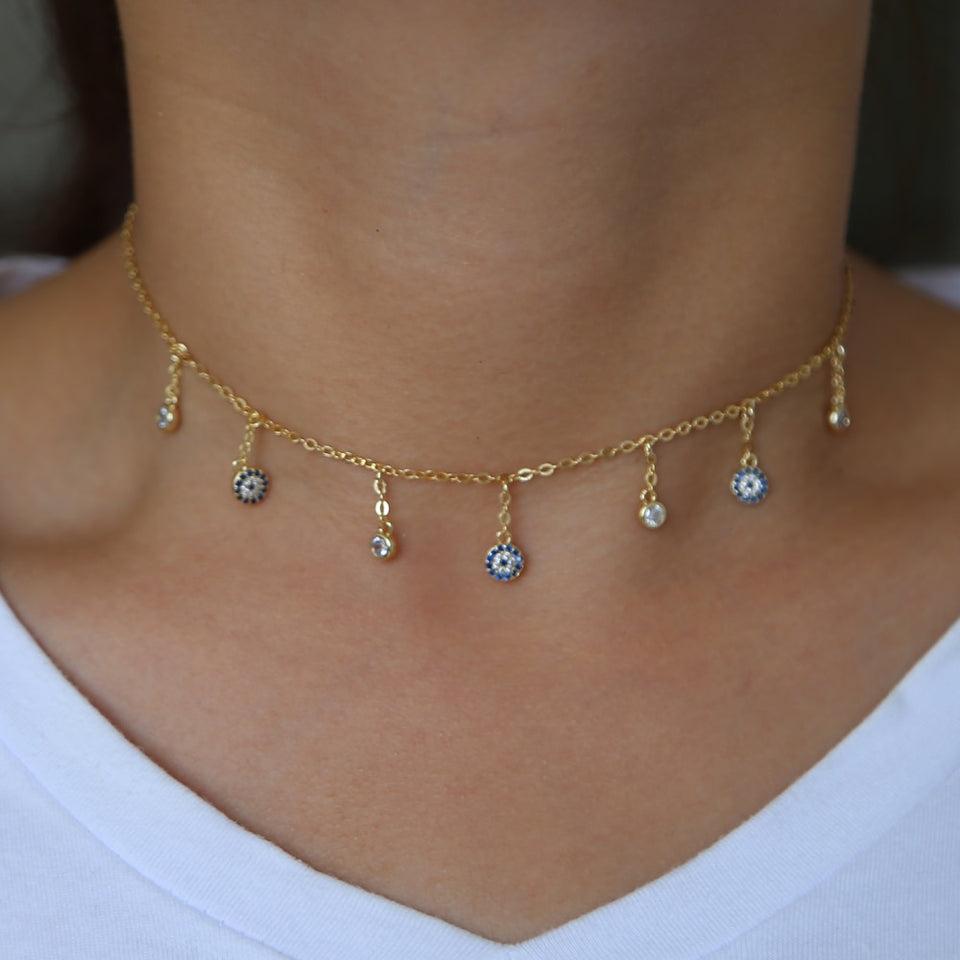 Rose Gold Circle necklace