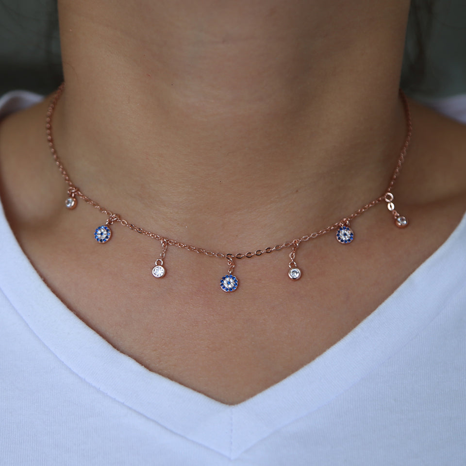 Rose Gold Circle necklace