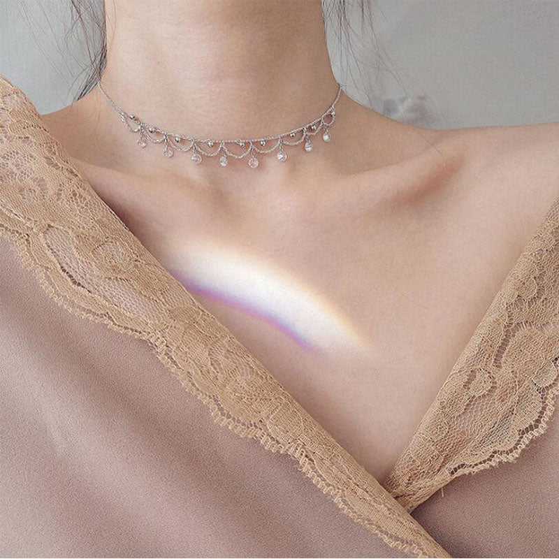Waterdroplet Short Necklace