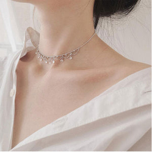 Waterdroplet Short Necklace
