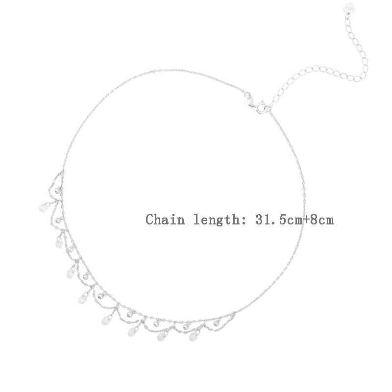 Waterdroplet Short Necklace